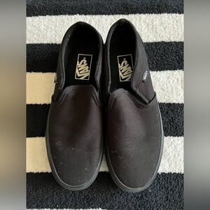 black classic slip on vans